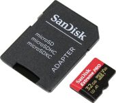Фото Карта памяти SanDisk Extreme microSDHC UHS-I Class 3 C10 32GB, SDSQXCG-032G-GN6MA