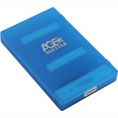 Фото Внешний корпус для HDD/SSD AgeStar 3UBC 2.5" синий, 3UBCP1-6G (BLUE)