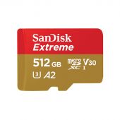 Карта памяти SanDisk Extreme microSDXC UHS-I Class 3 C10 512GB, SDSQXA1-512G-GN6MA