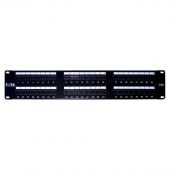 Патч-панель LANMASTER 48-ports UTP RJ-45 2U, TWT-PP48UTP