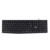 Фото Клавиатура мембранная Acer OKW121 Проводная чёрный, ZL.KBDEE.00B