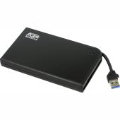 Фото Внешний корпус для HDD/SSD AgeStar 3UB2 2.5" чёрный, 3UB2A14 BLACK