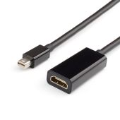 Фото Видеокабель ATCOM miniDisplayPort (M) -> HDMI (F) 0,1 м, AT1042