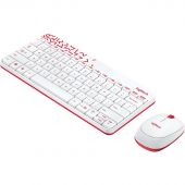 Комплект Клавиатура/мышь Logitech MK240 Беспроводной Белый, 920-008212