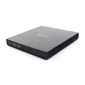 Оптический привод Gembird DVD-USB-02 DVD-RW внешний чёрный, DVD-USB-02