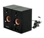 Компьютерные колонки DEFENDER Aurora S20 2.0, цвет - чёрный (2шт), 65419