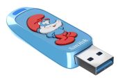 USB накопитель SanDisk Smurfs USB Type A (USB 3.2 Gen 1) 128 ГБ, SDCZIS-128G-G46