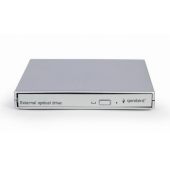 Фото Оптический привод Gembird DVD-USB-02 DVD-RW внешний серебристый, DVD-USB-02-SV