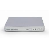 Оптический привод Gembird DVD-USB-02 DVD-RW внешний серебристый, DVD-USB-02-SV