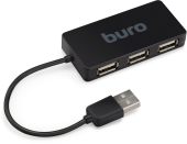 USB-хаб BURO BU-HUB4-U2.0-Slim, BU-HUB4-U2.0-Slim