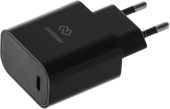 Сетевое зар./устр. Digma DGW2C 20W 3A (PD) USB-C универсальное черный, DGW2C0F010BK