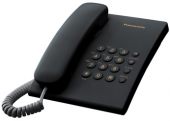 Проводной телефон Panasonic KX-TS2350RU чёрный, KX-TS2350RUB