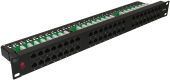 Патч-панель Sysmatrix 48-ports UTP RJ-45 1U, PP 1901U.S485EU.M