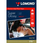 Упаковка бумаги LOMOND Premium InkJet Photo Paper A4 20л 170г/м&sup2;, 1101101