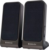 Компьютерные колонки DEFENDER SPK-225 2.0, цвет - чёрный (2шт), 65220