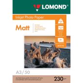 Упаковка бумаги LOMOND InkJet Photo Paper A3 50л 230г/м&sup2;, 0102156