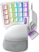 Клавиатура механическая Razer Tartarus Pro Mercury Проводная белый, RZ07-03110200-R3M1