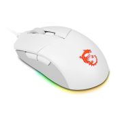 Мышь MSI Clutch GM11 Проводная белый, S12-0401970-CLA