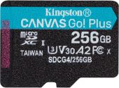 Карта памяти Kingston Canvas Go! Plus microSDXC C10 256GB, SDCG4/256GBSP