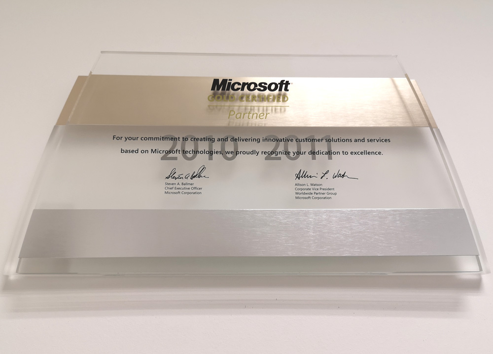 Microsoft Gold Certified Partner