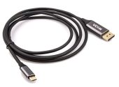 Видео кабель vcom CU422MC USB Type C (M) -> DisplayPort (F) 1.8 м, CU422MC-1.8M