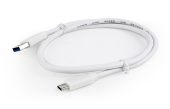 USB кабель Bion USB Type C (M) -> USB Type A (M) 1 м, BXP-CCP-USB3-AMCM-1M-W