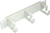 Кабельный органайзер LANMASTER TWT-CBW10 Горизонтальный 1U, TWT-CBW10-ORG-1U-GY
