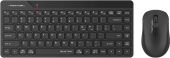 Комплект клавиатура/мышь A4Tech FG2200 Air2 Беспроводной чёрный, FG2200 AIR2 BLACK