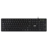 Клавиатура мембранная Acer OKW122 Проводная чёрный, ZL.KBDEE.00C