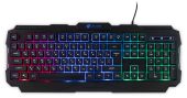 Клавиатура мембранная OKLICK 757G HW2 Проводная чёрный, 1790295