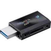 Внешний диск SSD ADATA SC730 512 ГБ Portable USB Type C / USB Type A чёрный, SC730-512G-CACTI