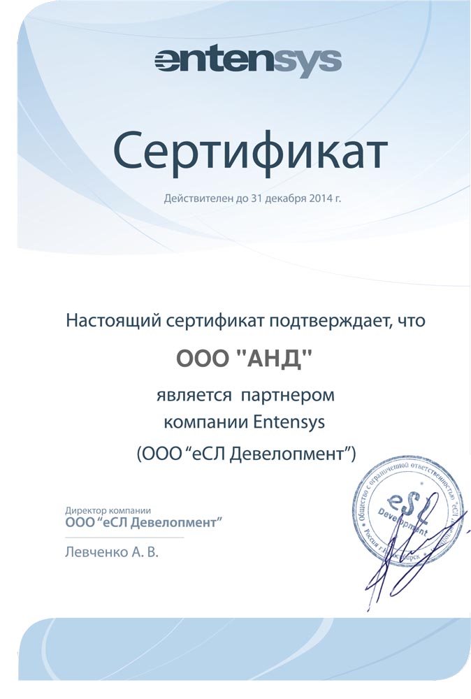Entensys Partner