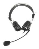Наушники A4Tech HS-7P чёрный, HS-7P