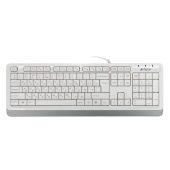 Клавиатура мембранная A4Tech Fstyler FK10 Проводная серый, FK10 WHITE