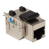Модуль коммутационный LANMASTER TWT-OK, RJ-45, STP, кат. 5e, цвет белый, TWT-OK45STP/5E-WH