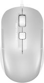 Мышь A4Tech Fstyler FM26 Проводная серебристый, FM26 USB (ICY WHITE)