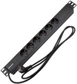 Распределитель питания REXANT 04-0101-1, 1U, 04-0101-1