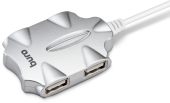 USB-хаб BURO BU-HUB4-0.5-U2.0-Candy 4 x USB 2.0, BU-HUB4-0.5-U2.0-CANDY