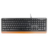 Клавиатура мембранная A4Tech Fstyler FK10 Проводная чёрный, FK10 ORANGE