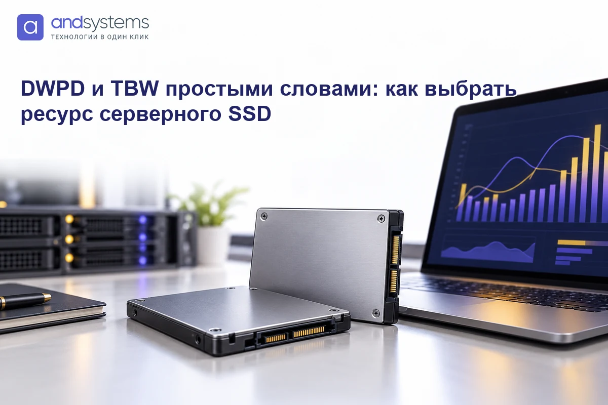 DWPD и TBW простыми словами: как выбрать ресурс серверного SSD