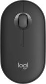 Мышь Logitech Pebble M350S Беспроводная серый, 910-007015