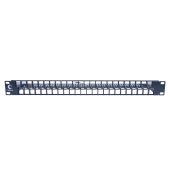 Патч-панель Cabeus 48-ports FTP Пустые шторки 1U, PLBHD-48-SH-1U