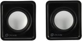 Компьютерные колонки OKLICK OK-331 2.0, цвет - чёрный, 440404
