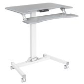 Стол для ноутбука CACTUS FDE103 для дома и офиса серый/белый, CS-FDE103WGY