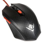 Мышь Nakatomi MOG-08U Проводная чёрный, MOG-08U