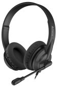 Наушники A4Tech HU-10 чёрный, HU-10/USB/BLACK