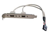 Планка портов Bion BXP-MB-2USB Full Height bracket, BXP-MB-2USB