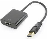 Переходник Cablexpert USB Type A (M) -> HDMI (F) 0.15 м, A-USB3-HDMI-02