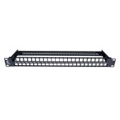 Патч-панель Cabeus 48-ports UTP Пустые шторки 1U, PLBHD-48-1U