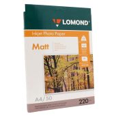Упаковка бумаги LOMOND InkJet Photo Paper A4 50л 220г/м&sup2;, 0102144